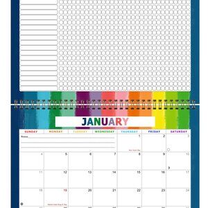 2027 Monthly Desktop/Wall Calendar/Planner - Habit Tracker - (Edition #027)